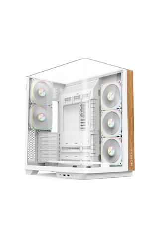 Fazeon F25 850w 80+ Bronze Full Modüler Gen5 Mesh 5x Argb Fanli Type-c Beyaz Atx Gaming Kasasi
