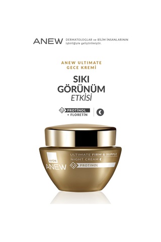 Avon Anew Ultimate Firm & Supple Gece Kremi 3 x 50 ML
