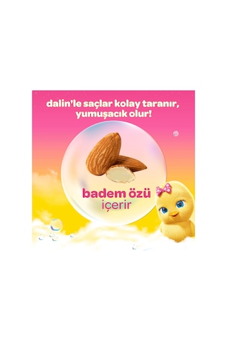 Dalin Bebek Şampuanı 700ml Kolay Tarama Badem Özlü 4 Lü Set