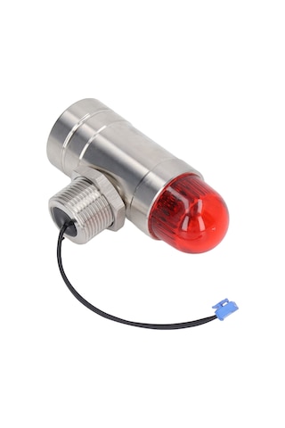 Yaozixa Dc24v Aydınlatmalı Sesli Alarm, 304 Paslanmaz Çelik, Patlama Engellli, G3/4 Bağlantı, Su Ve Korozyon Dayanıklı, 100 Db Penetrasyon