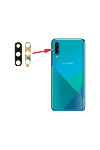 Samsung Uyumlu Galaxy A30S A307F Kamera Lens Camı