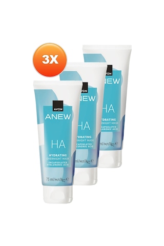 Avon Anew Hyalüronik Asit İçeren Gece Maskesi 3 x 75 ML