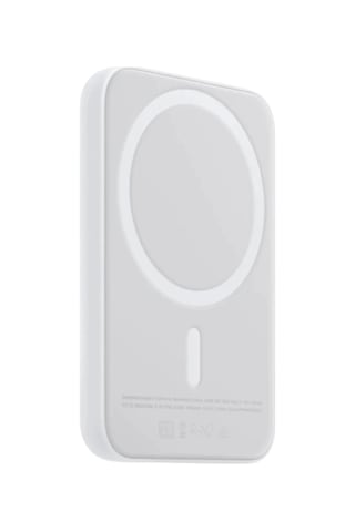 İphone 15 / 16 / 17 Uyumlu Magsafe Kablosuz Powerbank 5000 Mah Wireless Taşınabilir Batarya Şarj Aleti Beyaz