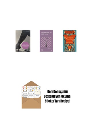 Aspern'in Mektupları + Everest Açıkhava 16 - Halıdaki Motif + Güvercinin Kanatları Ciltli + Okuma Sticker'ları