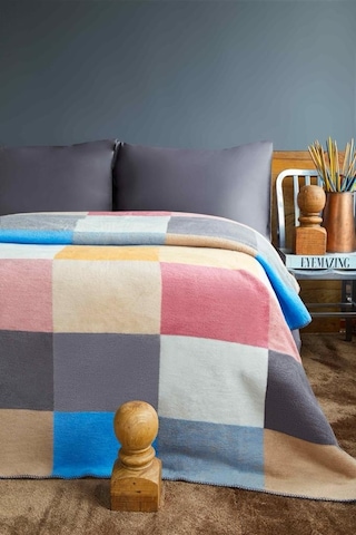 Sesli Home Lüks Battal Boy Peluş Battaniye 200x230 22130A Gülkurusu Sesli Home Lüks Battal Boy Peluş Battaniye 200x230 22130A Gülkurusu