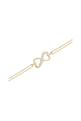 Glorria Sonsuzluk Altın Bileklik N11.17187 Sarı Altın
