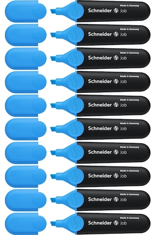 Schneider Fosforlu Kalem 150 Mavi 10 Adet Mavi