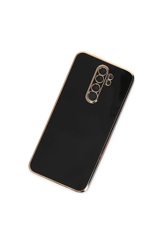 Gld-spt- Newface Xiaomi Redmi Note 8 Pro Kılıf Volet Silikon - Siyah