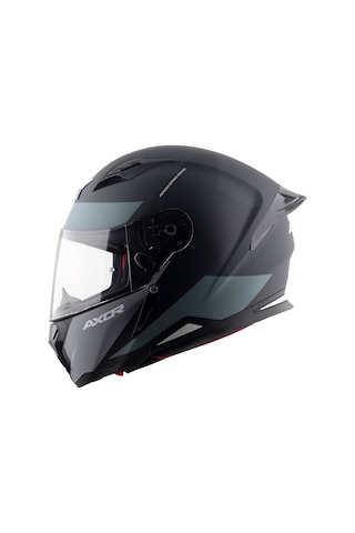 Axor Hunter Turbo Black Grey Dull Ece 22.06 Kapalı Kask Mat Titanyum - Siyah