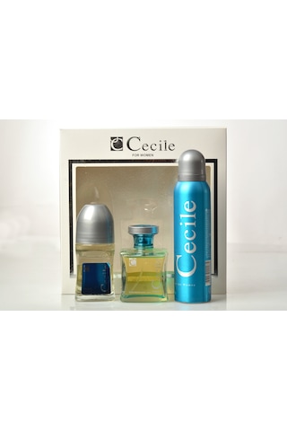 Cecile Mare Kadın Parfüm EDT 100 ML + Deodorant 150 ML + Roll On 50 ML