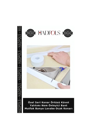 Özel Seri Kenar Örtüsü Küvet Yalıtımı Nem Önleyici Bant Mutfak Banyo Lavabo Ocak Kenarı