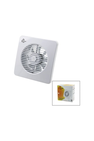 150 Mm Plastik Banyo Tuvalet Aspiratörü 20w 320 M3/h