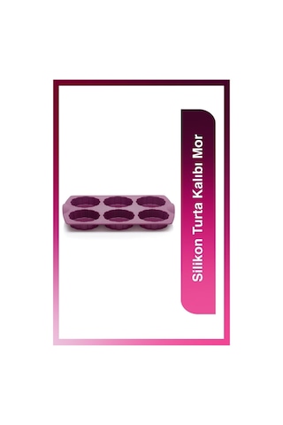 Silikon Turta Kalıbı Mor Mor