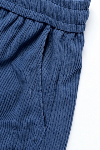 Genius Store Genıus Erkek Pantolon Fitilli Kadife Bol Paça Oversize Pantolon İndigo
