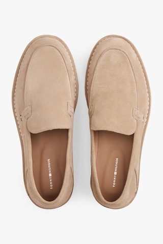 Tommy Hilfiger Erkek Dikişli Bej Süet Loafer-13418 Bej