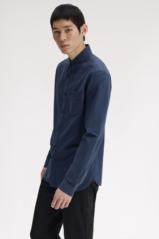 Fred Perry M5516-738 Oxford Erkek Gömlek Mavi