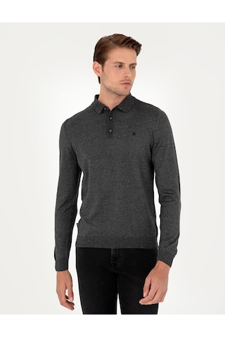 Pierre Cardin Erkek Antrasit Melanj Kazak /triko 50296623-vr081 Antrasit Melanj