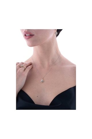 Nochediamond 0,19 Karat Damla Pırlanta Kolye-594