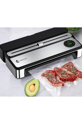 Mühlen Tam Otomatik Robotik Ev Gıda Vakum Makinesi V77 + Poşetli