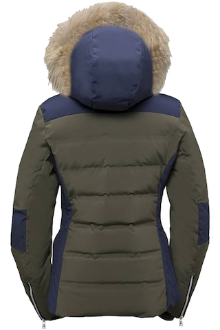 Phenıx Phenix Kadın Kayak Montu Chloe Hybrid Down With Real Fur Yeşil 21203 Yeşil