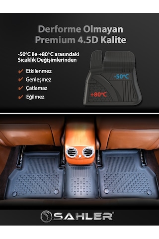 Chery Tiggo 8 Makyajlı 2025 Ve Sonrası Uyumlu 4.5d Premium Havuzlu Oto Paspas Ve Liner Bagaj Havuzu