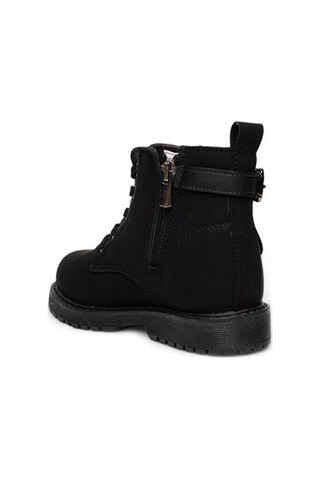 Trender Polact Patik 24046 Siyah Nubuk Kız Çocuk Bot & Bootie Dm05c24046 Siyah Nubuk