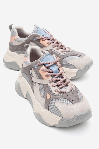 Luvishoes Lecce Mavi-pudra Multi Kadın Spor Ayakkabı Mavi - Pudra