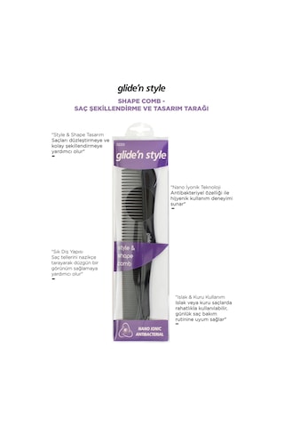 Glide'n Style GS-333 Şekillendirme ve Tasarım Tarağı