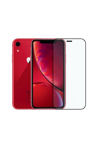Safeus Tam Kaplayan Toz Filtreli Safir Ekran Koruyucu Cam , İphone Xr İle Uyumlu