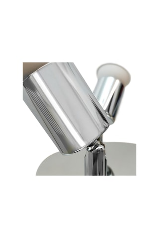 Vkemall İç Mekan İçin Açısını Ayarlayabilir 2 Kafa Gu10 Tavan Spot Lambası 85-265v Geniş Voltaj, Ampul Yok Şeffaf