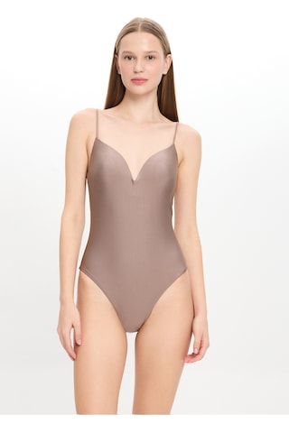 Too Salty Swımwear Kadın Bej Kaplı Mayo 23s108st Bej