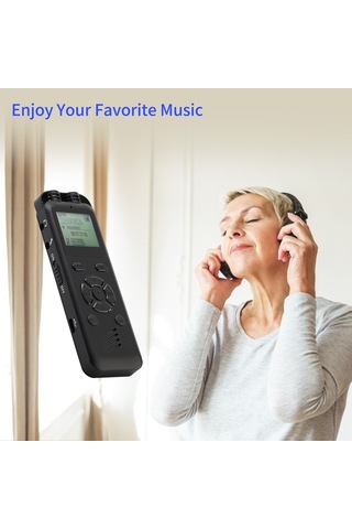 Singree T69 Yüksek Çözünürlüklü Ses Kaydedici, Uzun Mesafe Gürültü Azaltma, Şifre Koruma, 12 Saat Kayıt, Mp3/wav Oynatma, 8gb Dahili Pil