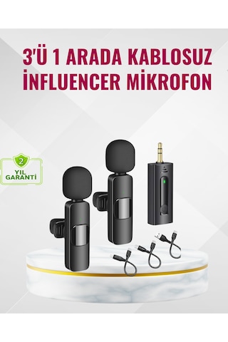 Küçük Boyutlu Mikrofon - 8 Saat Kullanım