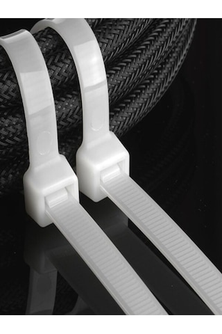 Plastik Kablo Bağı 4,8x250 Beyaz 100li Paket