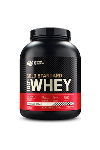 100% Whey Gold Standard Kurabiye Ve Krema Aromalı 2.27kg 71 Servis Yüksek Protein Tozu Kurabiye - Krema