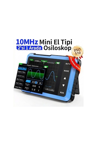 Fnırsı Dso510 2in1 Mini El Tipi Dijital Osiloskop Sinyal Jeneratörü