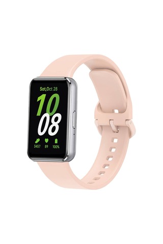 Galaxy Uyumlu Fit 3 Silikon Kordon Zore Krd-110 Strap Kayış-pembe