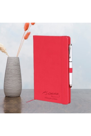 Kişiye Özel Tasarımlı Tarihsiz Çizgili Defter