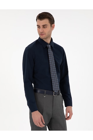 Pierre Cardin Erkek Lacivert Gömlek Basic 50307297-vr033 Lacivert
