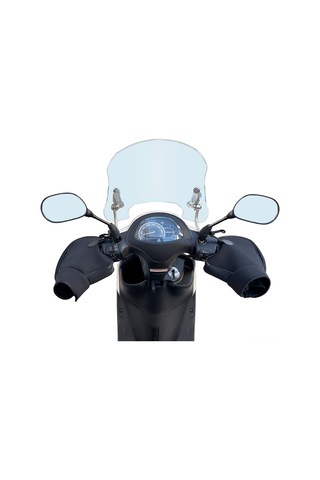 Lemestar Kış Motosiklet Eldiveni Sbr Su Geçirmez Isı Yalıtımı Elektrikli Araç Eldiveni Peluş Döşemeli Rüzgar Engeli