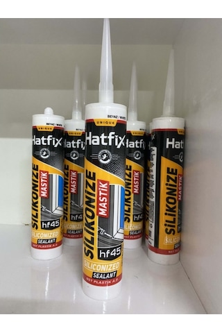Hatfix Silikonize Mastik 10.Adet Çok Renkli