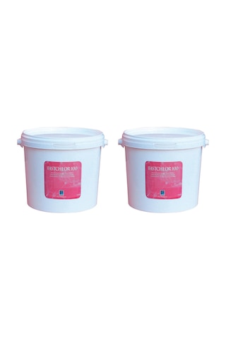 2 ADET Gemaş FASTCHLOR 100 10 Kg (20 KG) %90 Aktif Toz Klor Stabi