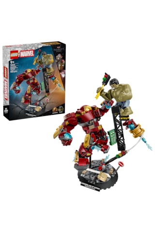 LEGO® ǀ Marvel Efsanevi Savaş: Hulkbuster, Hulk’a Karşı 76343 - 9 Yaş ve Üzeri Çocuklar için Yaratıcı Oyuncak Yapım Seti (413P)