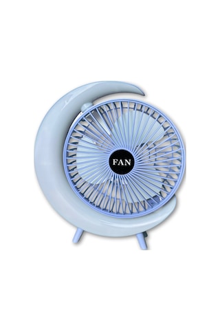 S24 Taşınabilir Masaüstü Mavi Usb Fan