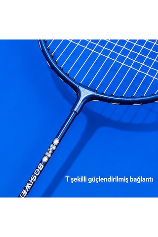 Ckspor Pro-606 Badminton Seti 2 Raket 3 Top Taşıma Çantalı Badminton Raketi Ve Top Seti