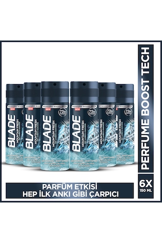 Blade Mountain Fresh Deodorant 6 x 150 ML