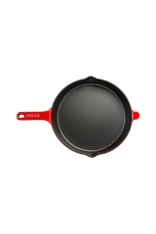 Sürel Kırmızı Yuvarlak Düz Tava 27 Cm