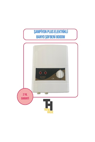 Champıon Plus Elektrikli Şofben 7500 Watt