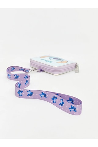 Lc Waikiki Karışık Stitch Baskılı Kız Bebek Cüzdan Çok Renkli