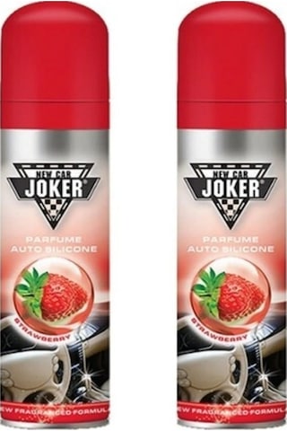 Oto Motto Torpido Deri Plastik Için Parlatıcılı Silikon Oto Kokusu Parfüm Sprey Çilek Kokulu 2 Adet
